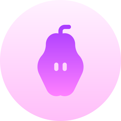 Pear Basic Gradient Circular icon