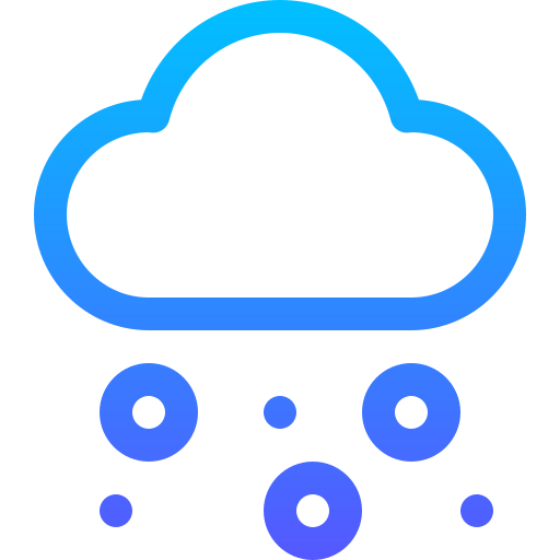 Cloud Basic Gradient Lineal color icon