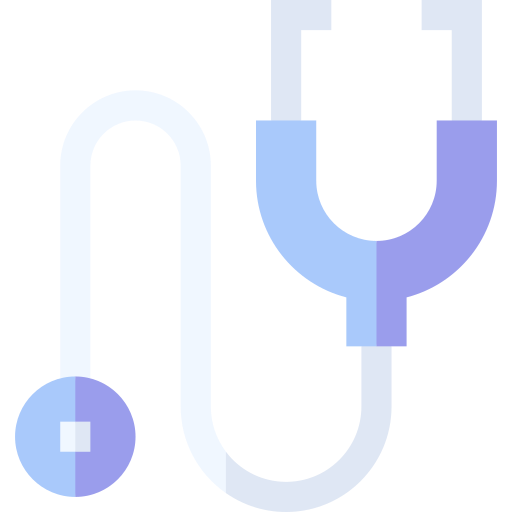 stetoskop Basic Straight Flat ikona