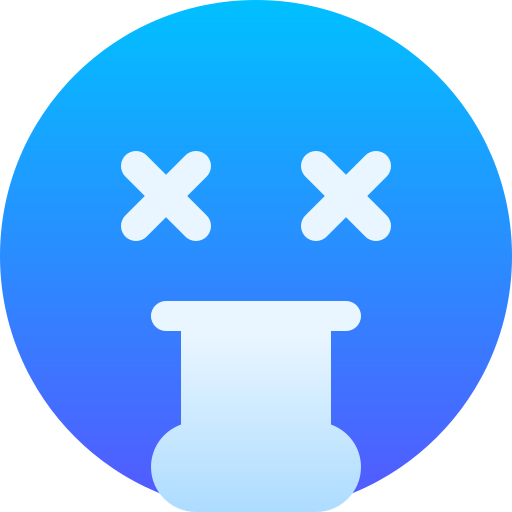 Vomiting Basic Gradient Gradient icon