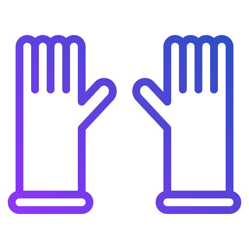Rubber gloves Toempong Gradient icon
