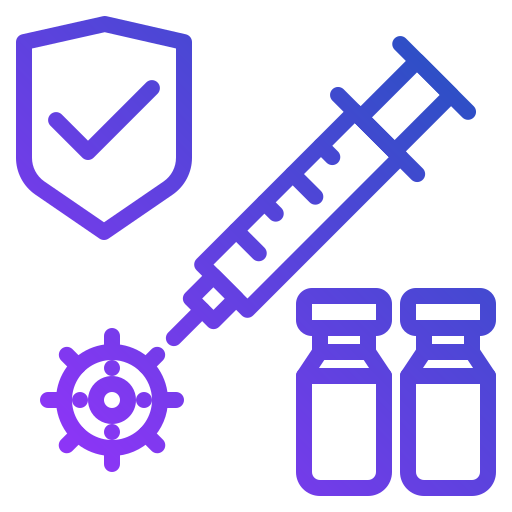 Vaccine Toempong Gradient icon