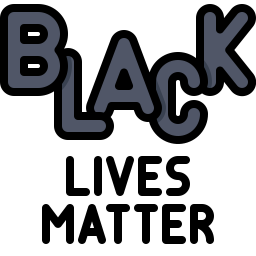 흑인 생명이 중요하다 Generic Outline Color icon