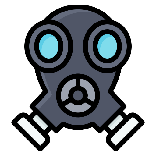 Gas mask Generic Outline Color icon