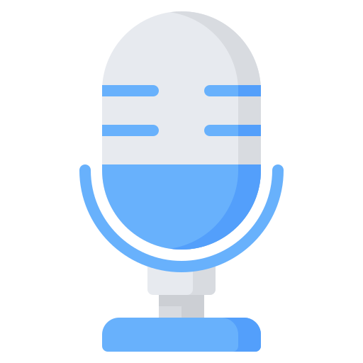 microfoon Generic Flat icoon