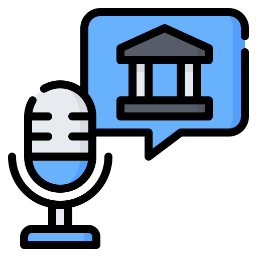 regierungs-podcast Generic Outline Color icon