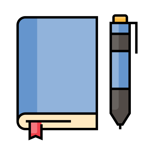 notitieboekje Generic Outline Color icoon