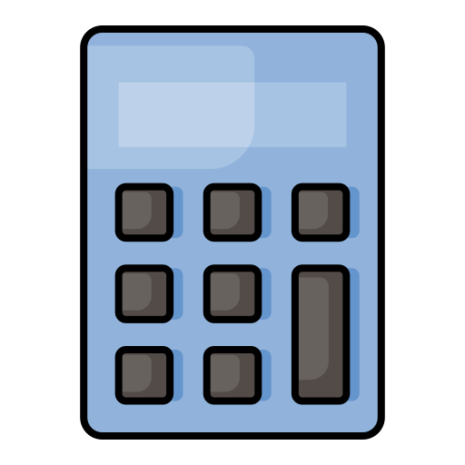 calculadora Generic Outline Color Ícone
