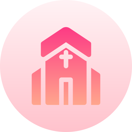 chiesa Basic Gradient Circular icona