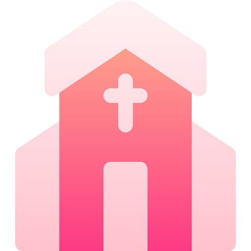 kościół Basic Gradient Gradient ikona