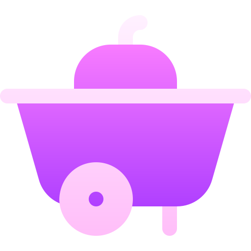 carro de comida Basic Gradient Gradient icono