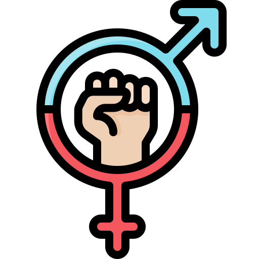 Gender equality Generic Outline Color icon