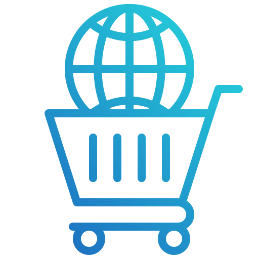 ショッピングカート Toempong Gradient icon