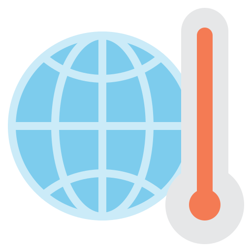 地球温暖化 Toempong Flat icon