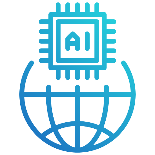inteligencia artificial Toempong Gradient icono