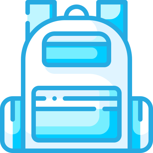 Backpack Generic Blue icon