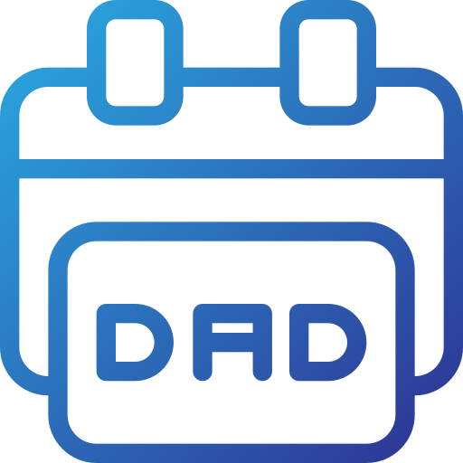 Fathers day Generic Gradient icon