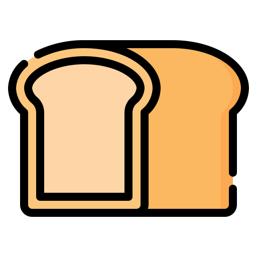 Bread Generic Outline Color icon