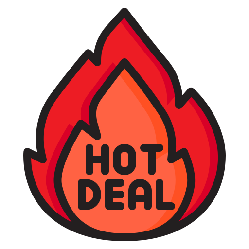 Hot deal srip Lineal Color icon