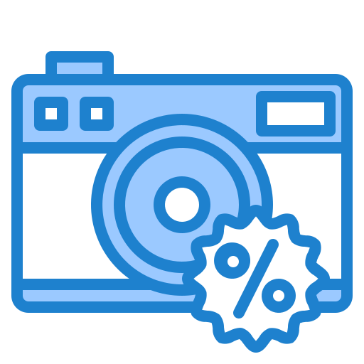 fotocamera srip Blue icoon