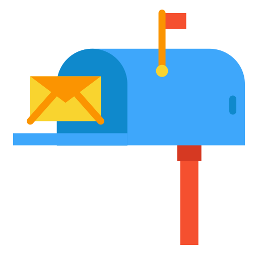buzón de correo Good Ware Flat icono