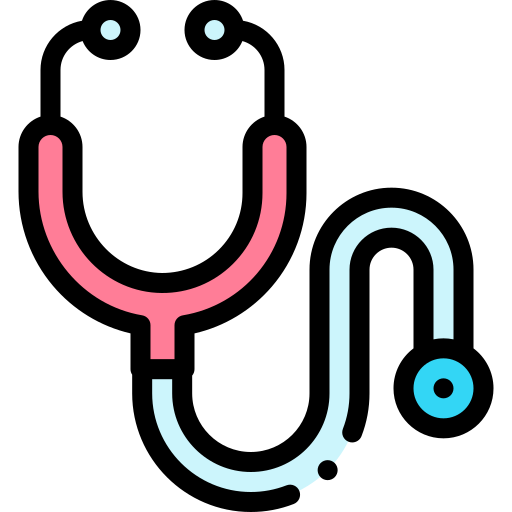 Stethoscope Detailed Rounded Lineal color icon