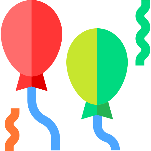 ballonnen Basic Straight Flat icoon