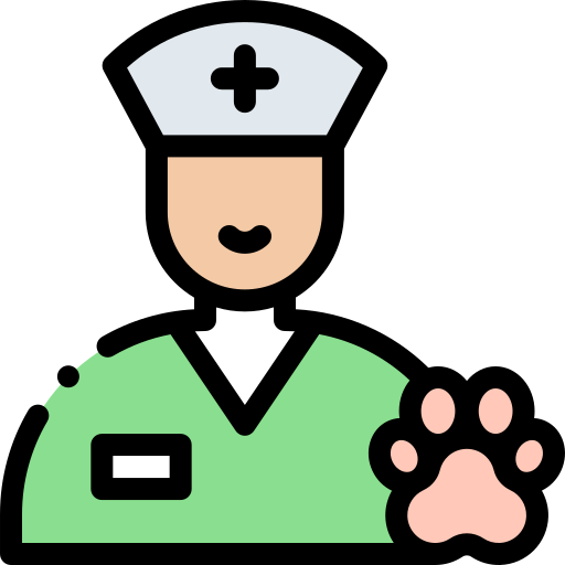 vétérinaire Detailed Rounded Lineal color Icône
