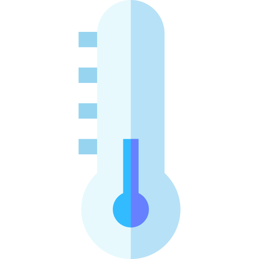 thermometer Basic Straight Flat icon