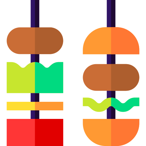 kanapki Basic Straight Flat ikona