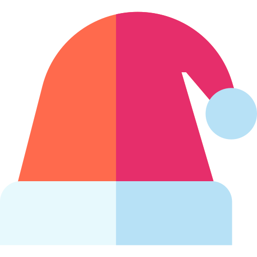 weihnachtsmütze Basic Straight Flat icon