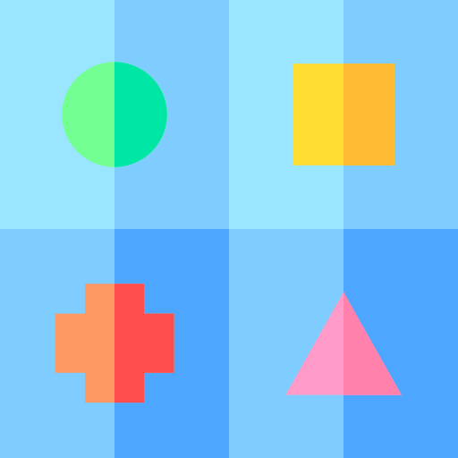 geometrische formen Basic Straight Flat icon