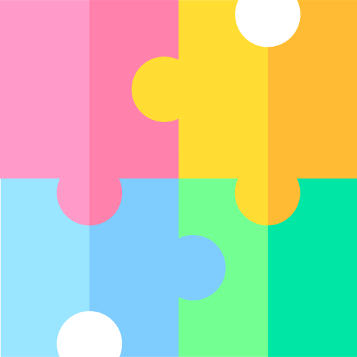 gra puzzle Basic Straight Flat ikona