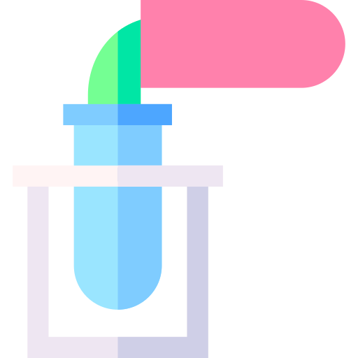 reagenzglas Basic Straight Flat icon