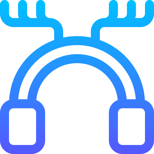 Earmuffs Basic Gradient Lineal color icon