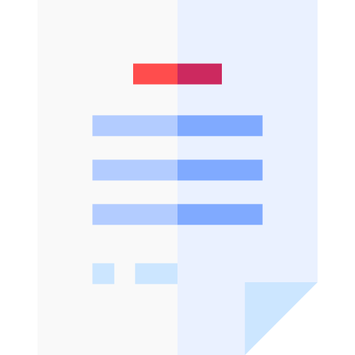 Terms and conditions Basic Straight Flat icon