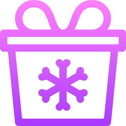 Подарочная коробка Basic Gradient Lineal color иконка