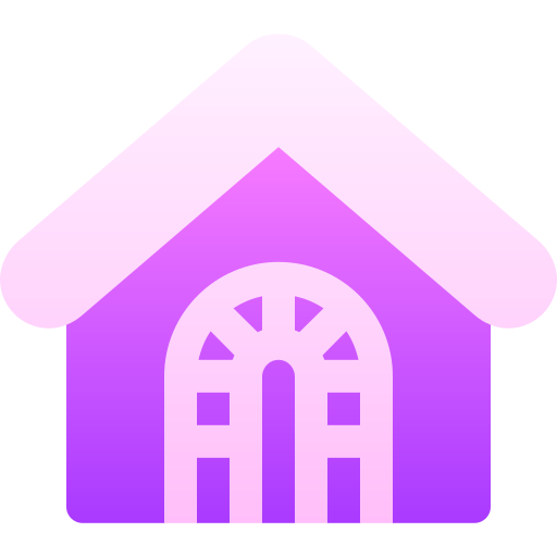 casa di marzapane Basic Gradient Gradient icona