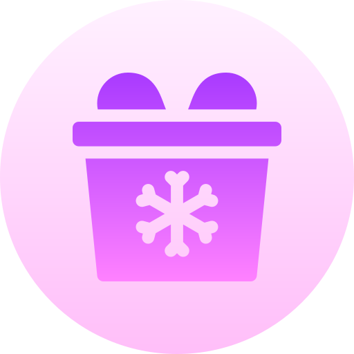 Подарочная коробка Basic Gradient Circular иконка