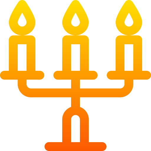 candelabra Basic Gradient Lineal color icon