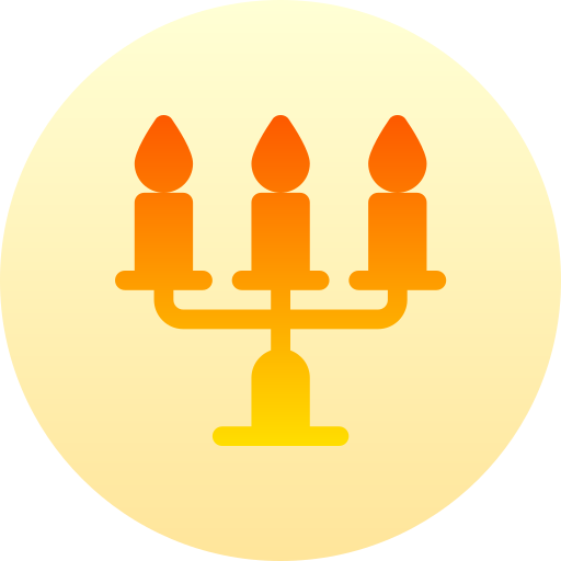 Świeczniki Basic Gradient Circular ikona