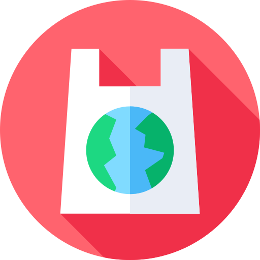 Plastic bag Flat Circular Flat icon