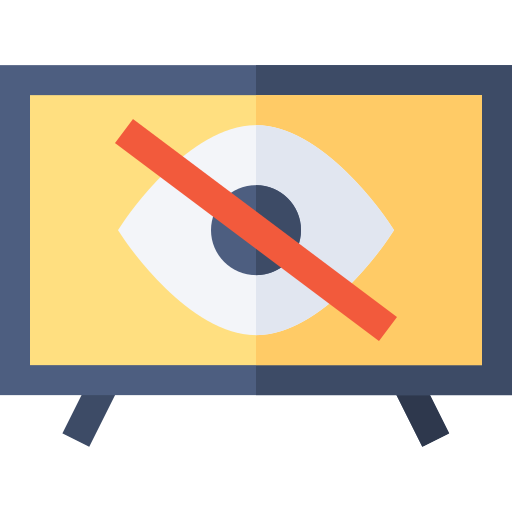 smart tv Basic Straight Flat иконка