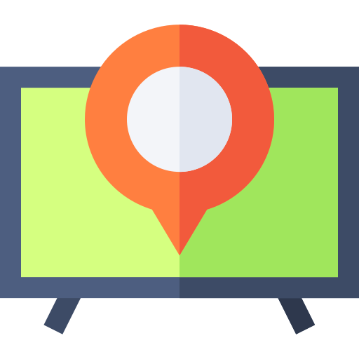 スマートテレビ Basic Straight Flat icon