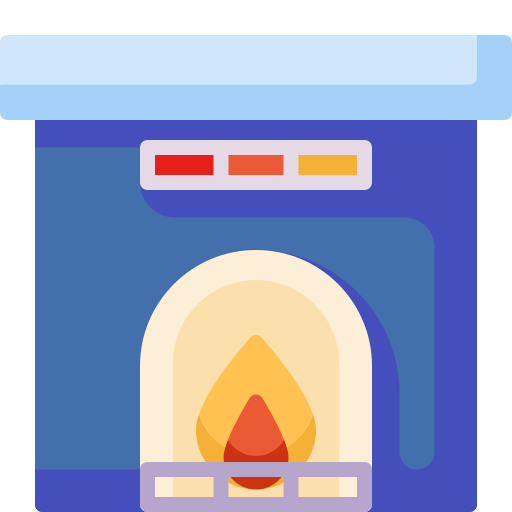 Fireplace Generic Flat icon