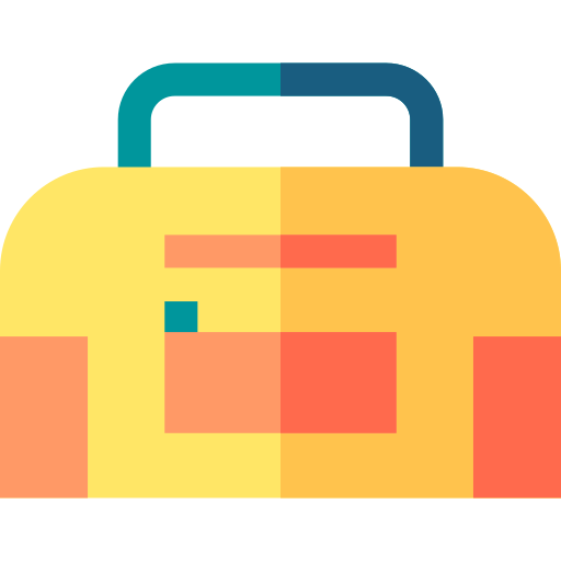 bolsa de viaje Basic Straight Flat icono