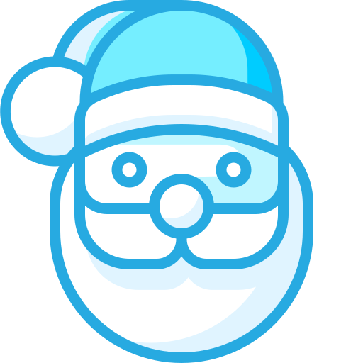 Santa claus Generic Blue icon