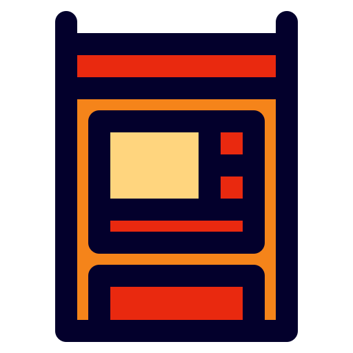atm 기계 Generic Outline Color icon