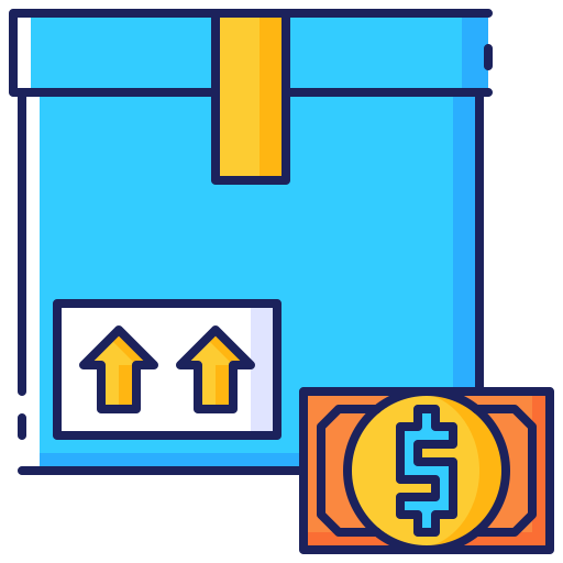 Cash on delivery Generic Color Omission icon