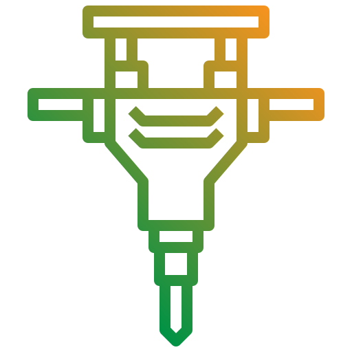 młot pneumatyczny Generic Gradient ikona